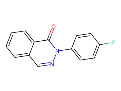 2-(4-fluorophenyl)-1(2H)-phthalazinone structure