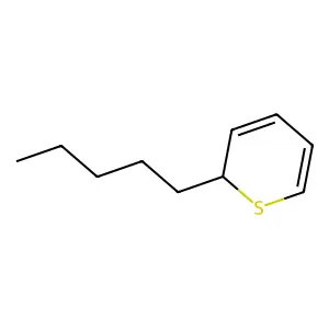 2-Pentylthiapyran structure