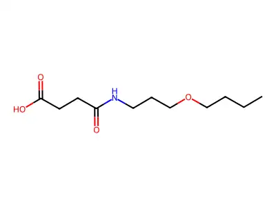 4-[(3-Butoxypropyl)amino]-4-oxobutanoic acid structure
