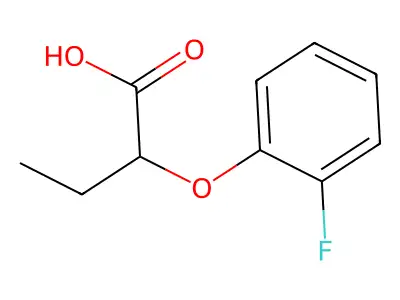 2-(2-Fluorophenoxy)butanoic acid structure