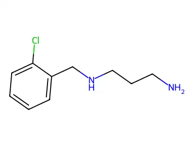 N-(2-chlorobenzyl)propane-1,3-diamine structure