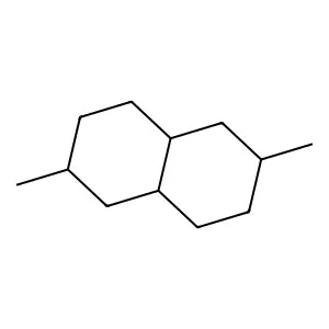 Naphthalene, decahydro-2,6-dimethyl- structure