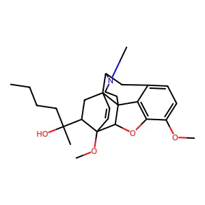 6,14-Ethenomorphinan-7-methanol, alpha-butyl-3,6-dimethoxy-alpha,17-dimethyl-4,5-epoxy-, (5-alpha,7-alpha(R))- structure