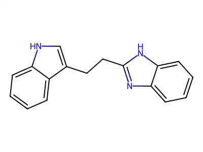 1H-Benzimidazole, 2-(2-(1H-indol-3-yl)ethyl)- structure
