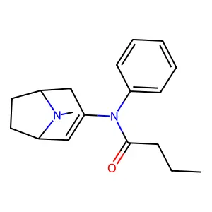 N-(8-Methyl-8-azabicyclo[3.2.1]oct-2-en-3-yl)-N-phenylbutanamide structure