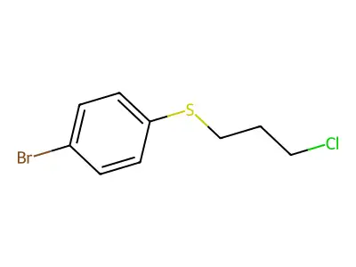 4-Bromophenyl 3-chloropropyl sulfide structure