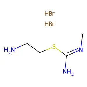 Pseudourea, 2-(2-aminoethyl)-1-methyl-2-thio-, dihydrobromide structure