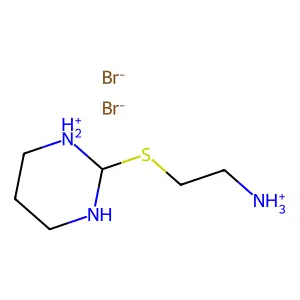 Ethanamine, 2-((1,4,5,6-tetrahydro-2-pyrimidinyl)thio)-, dihydrobromide structure