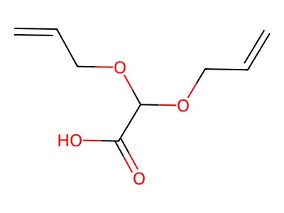 Diallyloxyacetic acid structure