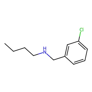 Benzenemethanamine, N-butyl-3-chloro- structure