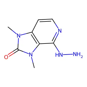 4-Hydrazinyl-1,3-dihydro-1,3-dimethyl-2H-imidazo[4,5-c]pyridin-2-one structure