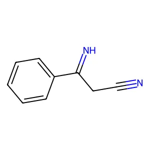 3-亚氨基-3-苯基丙腈 structure