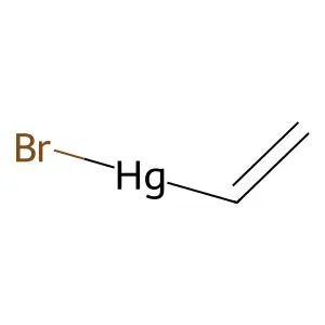 Mercury, bromo-vinyl- structure