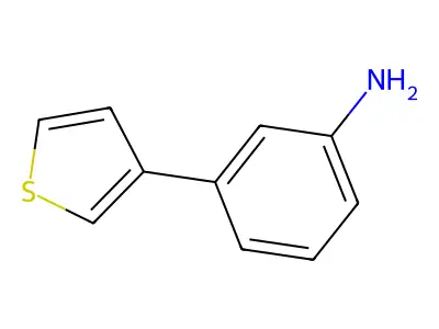 3-(Thiophen-3-yl)aniline structure