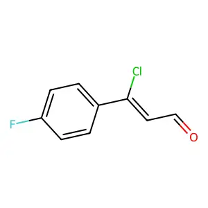 3-氯-3-(4-氟苯基)丙烯醛 structure