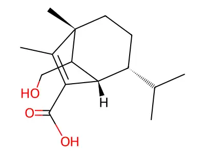 长蠕孢酸 structure