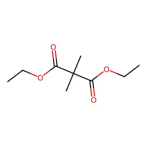 Diethyl dimethylmalonate structure