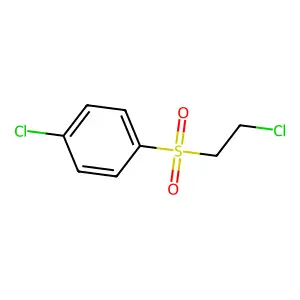 1-Chloro-4-((2-chloroethyl)sulphonyl)benzene structure