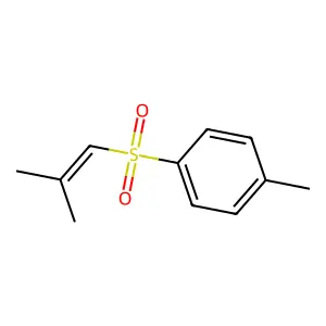 1-Methyl-4-(2-methyl-1-propenylsulphonyl)-benzene structure