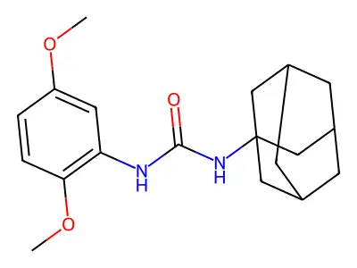 1-(1-Adamantyl)-3-(2,5-dimethoxyphenyl)urea structure