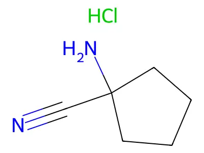 1-Aminocyclopentanecarbonitrile structure