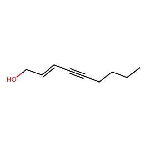 2-Nonen-4-yn-1-ol, (E)- structure