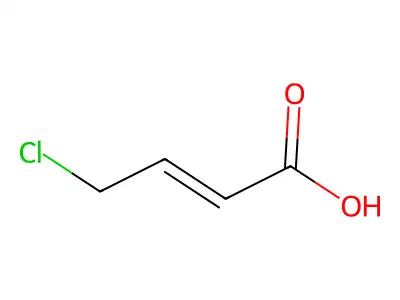 4-氯-2-丁烯酸 structure