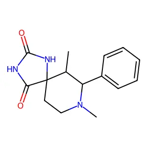 6,8-Dimethyl-7-phenyl-1,3,8-triazaspiro[4.5]decane-2,4-dione structure