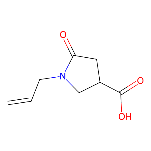 1-Allyl-5-Oxopyrrolidine-3-Carboxylic Acid structure
