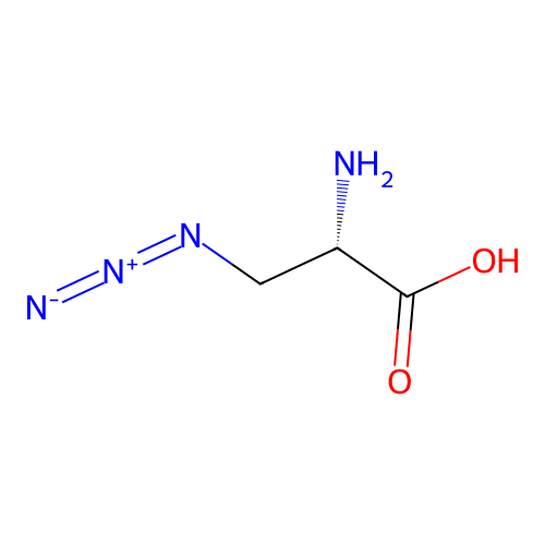 3-Azido-L-alanine structure