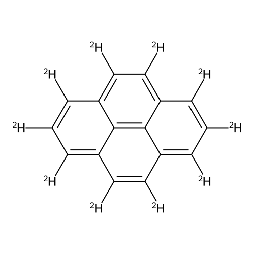 Pyrene-d10 structure