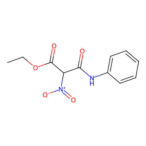 Ethyl 3-anilino-2-nitro-3-oxopropanoate structure
