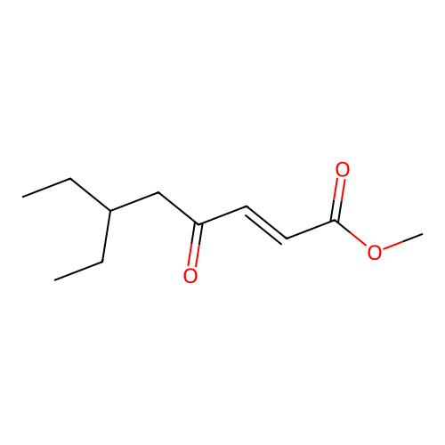 methyl (E)-6-ethyl-4-oxooct-2-enoate structure