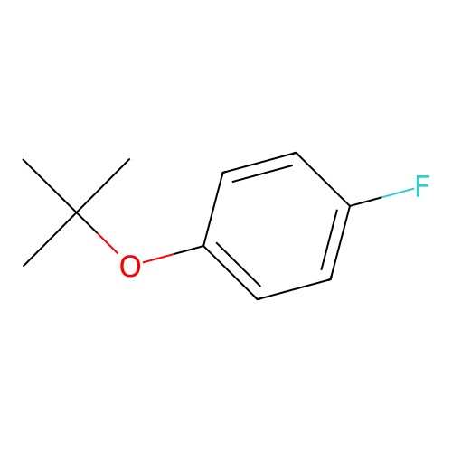 Benzene, 1-(1,1-dimethylethoxy)-4-fluoro- structure