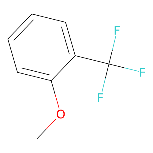 1-Methoxy-2-(trifluoromethyl)benzene structure