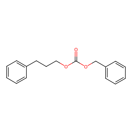 Benzyl 3-phenylpropyl Carbonate structure