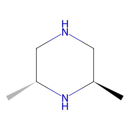 (2R,6R)-2,6-dimethylpiperazine structure