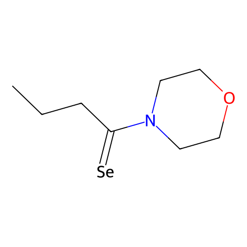 4-Butaneselenoylmorpholine structure