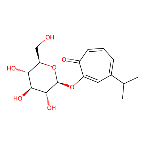 Hinokitiol glucoside structure