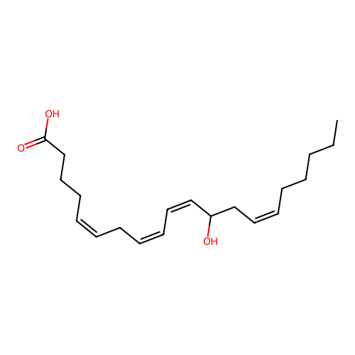 12-hydroxy-5Z,8Z,10Z,14Z-Eicosatetraenoic acid structure