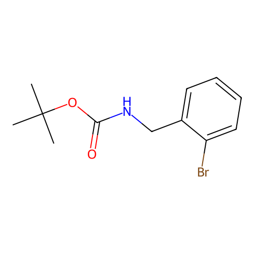 2-Bromo-N-(tert-butoxycarbonyl)benzylamine structure