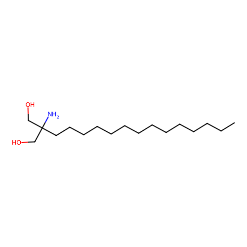 1,3-Propanediol, 2-amino-2-tetradecyl- structure