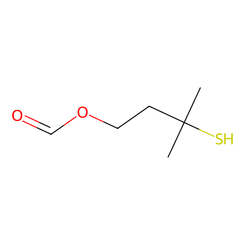 3-Mercapto-3-methylbutyl formate structure