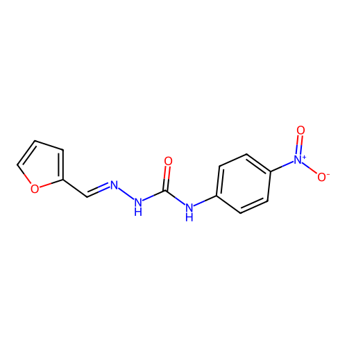 2-Furaldehyde, 4-(p-nitrophenyl)semicarbazone structure