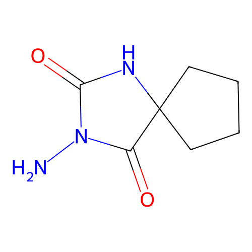 3-Amino-1,3-diazaspiro[4.4]nonane-2,4-dione structure