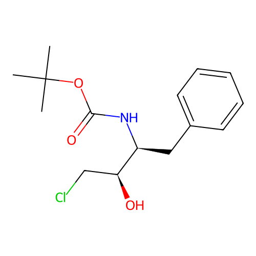 1,1-Dimethylethyl N-[(1S,2R)-3-chloro-2-hydroxy-1-(phenylmethyl)propyl]carbamate structure
