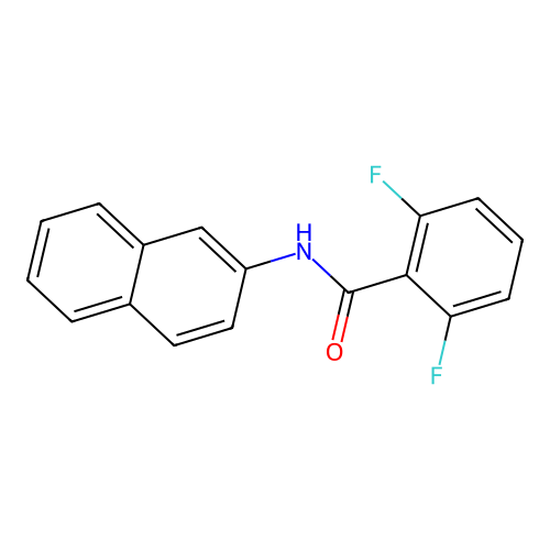 2,6-difluoro-N-(naphthalen-2-yl)benzamide structure