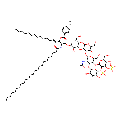 2,3-disulfo-Le(x) pentaosylceramide structure