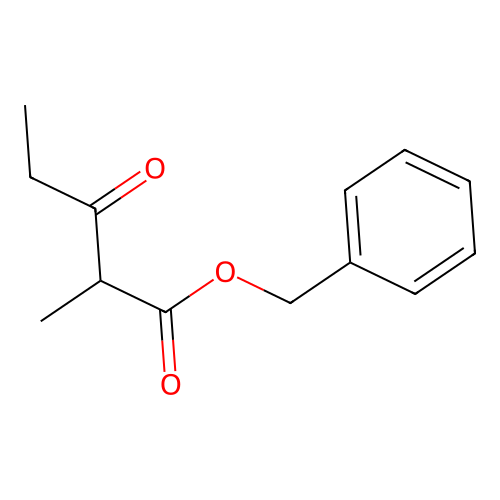 Pentanoic acid, 2-methyl-3-oxo-, phenylmethyl ester structure