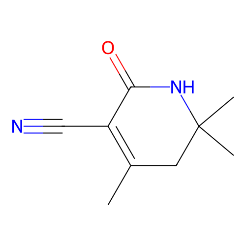 4,6,6-Trimethyl-2-oxo-1,2,5,6-tetrahydropyridine-3-carbonitrile structure